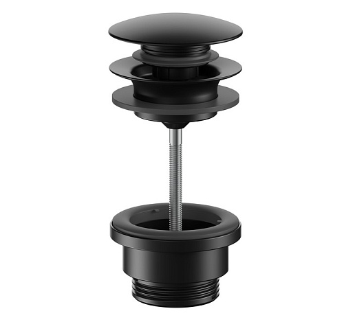 Донный клапан Keuco 59902370000 Click-Clack, черный матовый