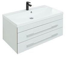 Тумба с раковиной Aquanet 00281098 Верона, 90х48 см, белая Тумба с раковиной Aquanet 00281098 Верона, 90х48 см, белая