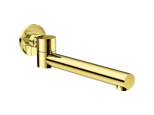 Излив Deante NAC_Z87K Cascada для ванны поворотный 230 мм, золото Излив Deante NAC_Z87K Cascada для ванны поворотный 230 мм, золото