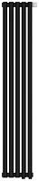 Радиатор Сунержа 31-0321-1205 Эстет-0 отопительный н/ж EU50 правый 1200х225 мм/ 5 секций, матовый черный