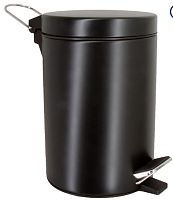 Ведро с педалью WasserKRAFT Дополнительные аксессуары K-633BLACK Ведро с педалью WasserKRAFT Дополнительные аксессуары K-633BLACK