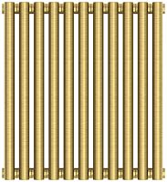 Радиатор Сунержа 051-0302-5011 Эстет-11 отопительный н/ж 500х495 мм/ 11 секций, состаренная латунь