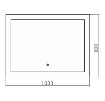 Зеркало Azario сантехника MAGNOLIA LED-00002457