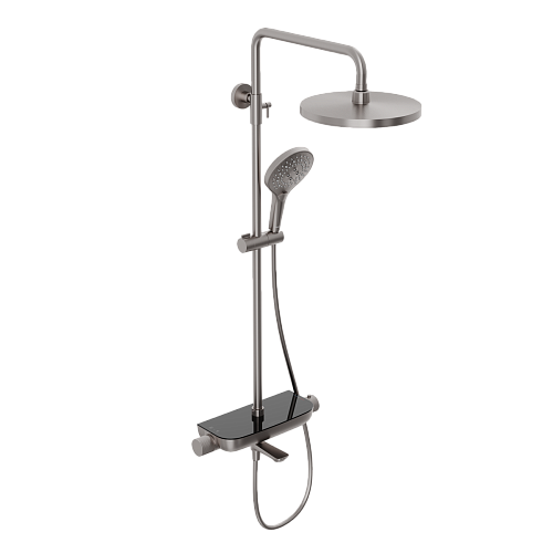 Душевая система с термостатом ABELSBERG Lineara SNS52791BN