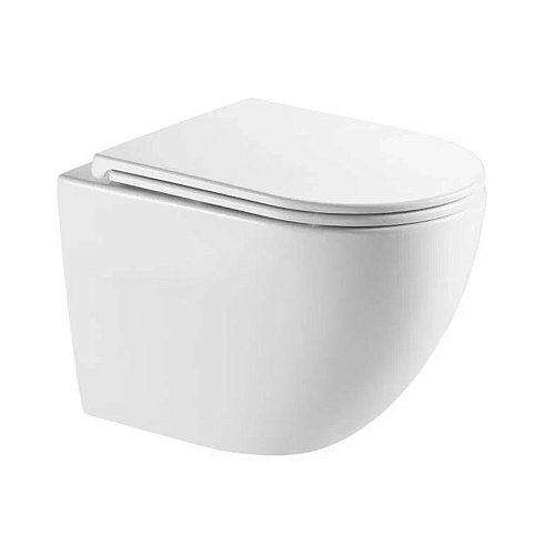 Унитаз подвесной с сиденьем AQUAme AQM2002L Унитаз подвесной с сиденьем AQUAme AQM2002L