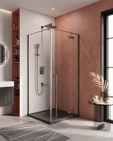 Душевой уголок Cezares LINER LINER-A-1-90-C-GM-R