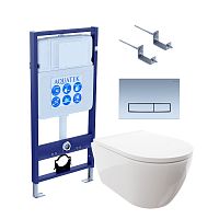 Инсталляция с подвесным унитазом Aquatek Поларис SET AQUATEK ПОЛАРИС-024 4в1