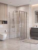 Душевой уголок BelBagno UNO-195 UNO-195-AHF-31-80/100-C-Cr