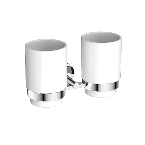 Стакан Aquatek AQ4617CR Бетта с держателем двойной, хром - купить в Санкт-Петербурге, цена на Стакан Aquatek AQ4617CR Бетта с держателем двойной, хром в интернет-магазине Керамос Стакан Aquatek AQ4617CR Бетта с держателем двойной, хром купить недорого в интернет-магазине Керамос