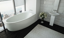 Сет 2079 АКВАТЕК DIV150-0000002_АКВАТЕК Дива Ванна  150*90 см правая + KAR-0000042_Сборный каркас к ванне Дива 150  универсальный + A055, Слив-перелив для ванной (Chrome)