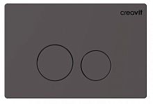 Панель смыва Creavit GP9002.04 Terra для унитаза, накладная, антрацит матовый