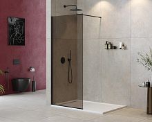 Душевая перегородка Cezares LIBERTA-L-1-80-120-BR-NERO Liberta 80 см, профиль черный Душевая перегородка Cezares LIBERTA-L-1-80-120-BR-NERO Liberta 80 см, профиль черный