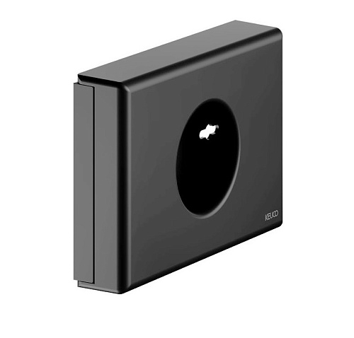 Дозатор Keuco 04976130000 гигиенических пакетиков, хром черный шлифованный