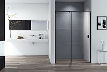 Душевая дверь Cezares URBAN-B-12-150-C-NERO Urban 150 см, профиль черный