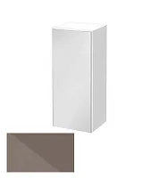 Шкаф-пенал Keuco 34020140002 Royal Reflex средний 85х35 см, петли справа, трюфель/трюфель