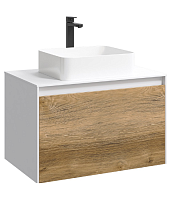 Тумба под раковину Aqwella Mobi MOB0108W+MOB0708DB