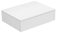 Тумба Keuco 31740400000 Edition 400 боковая 70х53.5 см, белый глянцевый/стекло глянцевое белое