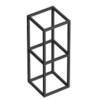 Полка Cezares CADRO-30/30/80-2C-SO-MET-ST Cadro подвесная металлическая двухъярусная, черный