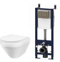 Комплект: Унитаз, Инсталляция, Кнопка смыва AM.PM Spirit IS3701700