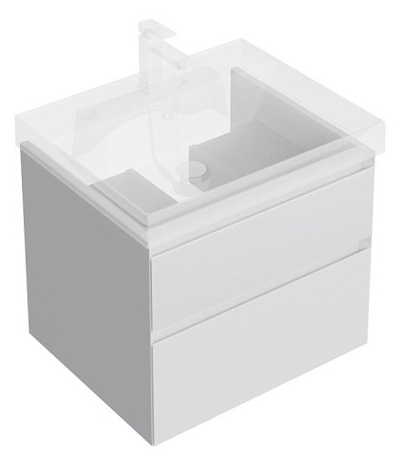 Тумба KERAMA MARAZZI CUBO CUB.60.2\WHT.M купить недорого в интернет-магазине Керамос