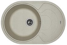 Мойка для кухни Florentina 20.140.D0760.305 Родос 76х51 см, с крылом, серая