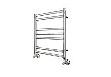 Полотенцесушитель водяной Aquatek AQ RO0760CH Оберон П7 50х60 см, подключение нижнее/диагональное, хром