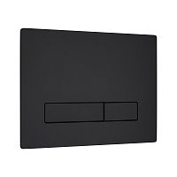 Смывная клавиша KKPol 350/PSM/011-00-00 Vitrum Metal Slim, черный матовый