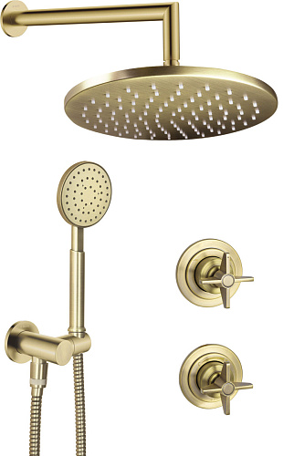 Набор Deante NAC_M9QT Temisto для душа скрытого монтажа, бронза Набор Deante NAC_M9QT Temisto для душа скрытого монтажа, бронза