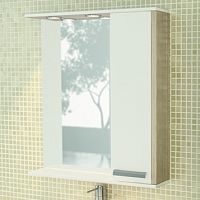 Зеркальный шкаф Comforty 00-00003121662 Тулуза с подсветкой 75х85 см, сосна лоредо Зеркальный шкаф Comforty 00-00003121662 Тулуза с подсветкой 75х85 см, сосна лоредо