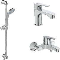 Душевой комплект Ideal Standard BD004AA Alpha Set 3 в 1 (BC486AA + BC654AA + B1489AA), Chrome (хром) Душевой комплект Ideal Standard BD004AA Alpha Set 3 в 1 (BC486AA + BC654AA + B1489AA), Chrome (хром)