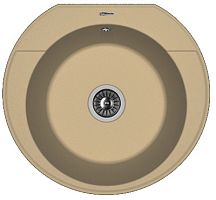 Мойка для кухни Florentina 20.145.C0555.306 Эльба 56х51 см, капучино Мойка для кухни Florentina 20.145.C0555.306 Эльба 56х51 см, капучино