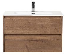 База BelBagno KRAFT-900-2C-SO-RT под раковину 90х46 см, подвесная, Rovere Tabacco (дуб табачный)