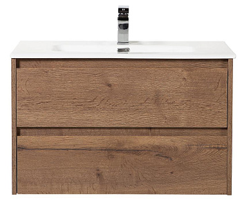 База BelBagno KRAFT-900-2C-SO-RT под раковину 90х46 см, подвесная, Rovere Tabacco (дуб табачный)