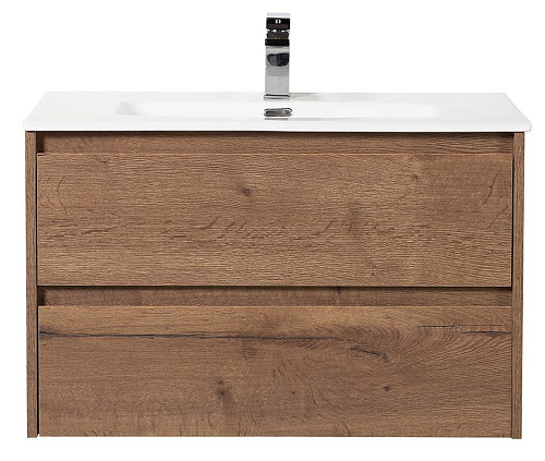 База BelBagno KRAFT-900-2C-SO-RT под раковину 90х46 см, подвесная, Rovere Tabacco (дуб табачный) купить недорого в интернет-магазине Керамос