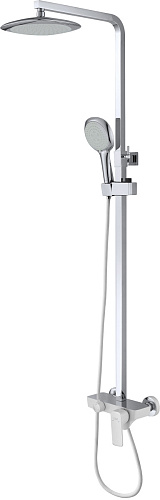 Душевая система D&K DA1433716A02 BerlinSteinbeis для ванны, белый/хром