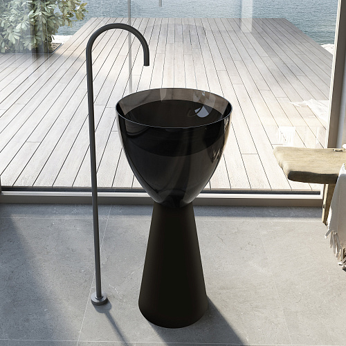 Раковина Abber Kristall AT2703Onyx-Black купить недорого в интернет-магазине Керамос