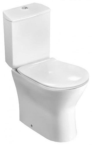 Унитаз напольный с бачком и сиденьем Roca 342649000+341649000+ZRU9302943 Унитаз напольный с бачком и сиденьем Roca 342649000+341649000+ZRU9302943