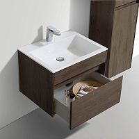 База Vincea VMC-2C600RO Chiara под раковину, 60х48 см, подвесная, R.Oak (темный дуб)