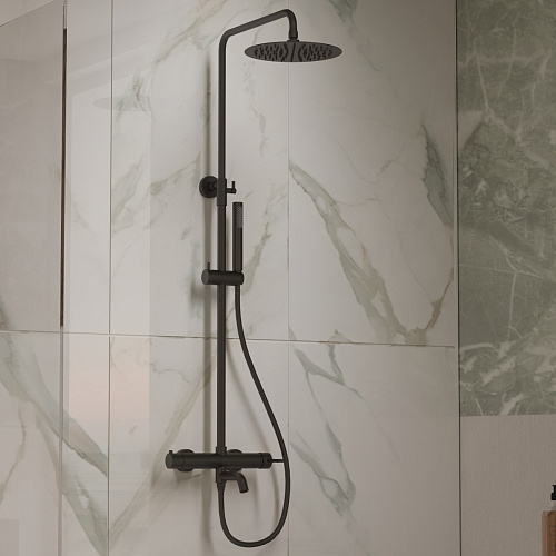 Душевая стойка Vincea Villa VSFS-1VL1MB Душевая стойка Vincea Villa VSFS-1VL1MB