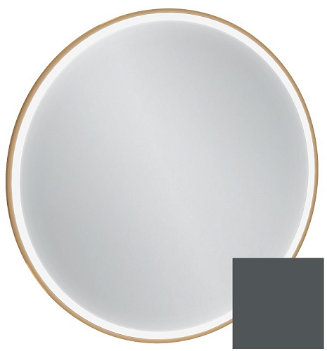 Зеркало Jacob Delafon EB1290-S17 ODEON RIVE GAUCHE, 90 см, с подсветкой, рама серый антрацит сатин купить недорого в интернет-магазине Керамос