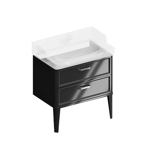 Тумба KERAMA MARAZZI Pompei PO.M.80.2\BLK купить недорого в интернет-магазине Керамос