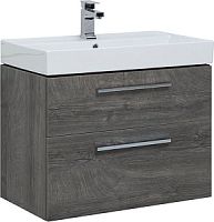 Тумба с раковиной Aquanet 00245255 Nova, 76х46 см, темное дерево