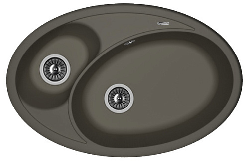 Мойка для кухни Florentina 20.265.E0780.302 Селена 78х51 см, антрацит снят с производства