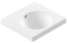 Раковина Sanita Luxe NXT50SLWB01 Next накладная 50х45 см, белая Раковина Sanita Luxe NXT50SLWB01 Next накладная 50х45 см, белая