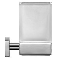 Duravit 99511000  Karee Подвесной стакан, мат.колба, цвет держателя: хром