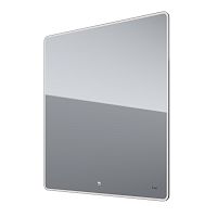 Зеркало Dreja 99.9029 Point, 80x90 см, сенсорный выключатель/LED-подсветка, белое