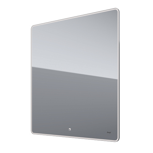 Зеркало Dreja 99.9029 Point, 80x90 см, сенсорный выключатель/LED-подсветка, белое купить недорого в интернет-магазине Керамос