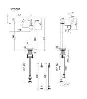 Смеситель для раковины Sancos Linn SC9020BN