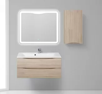 Шкаф подвесной BelBagno FLY-MARINO-750-1A-SC-RG-P-R с одной расп. дверцей с доводчиками, с одной полкой, правост-ний, Rovere grigio, 400x300x750