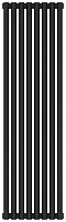 Радиатор Сунержа 15-0332-1208 Эстет-00 отопительный н/ж 1200х360 мм/ 8 секций, муар темный титан
